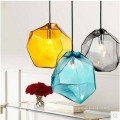 Zhongshan Nordic Style Home Decor Chandelier Glass Irregular Melt Lava Pendant Lights